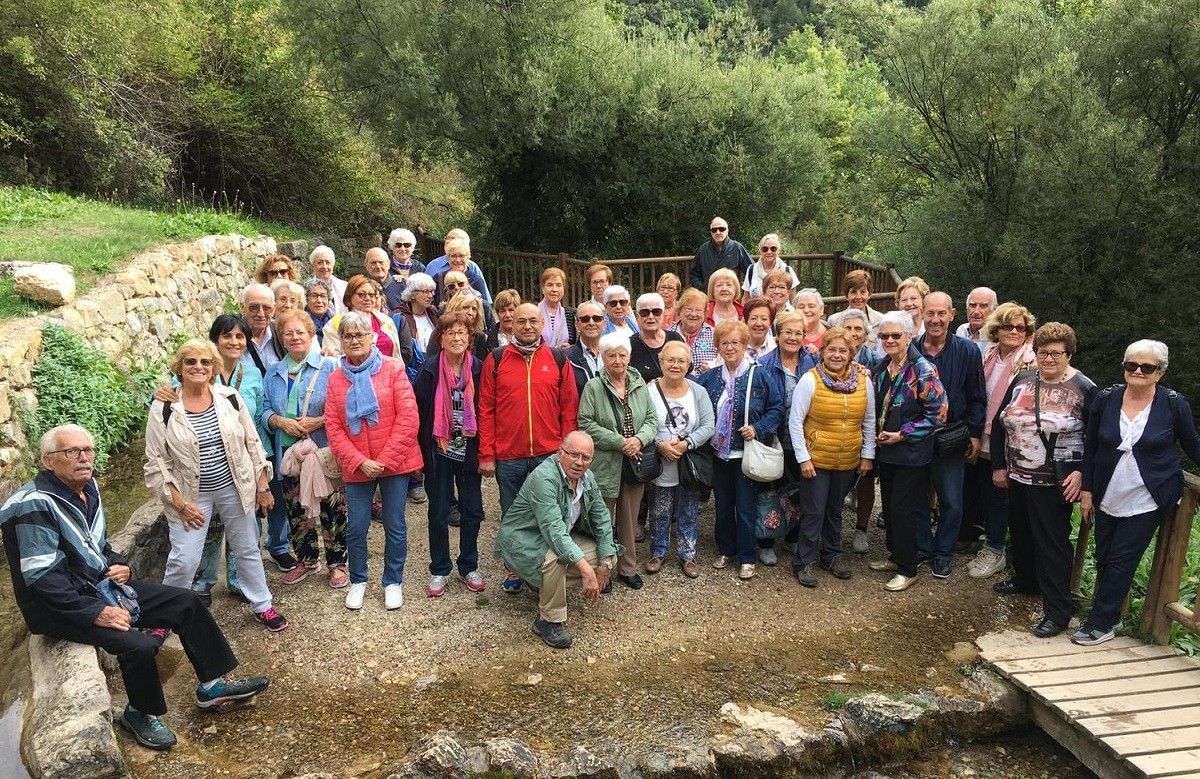 Foto de grup dels visitants al Solsonès