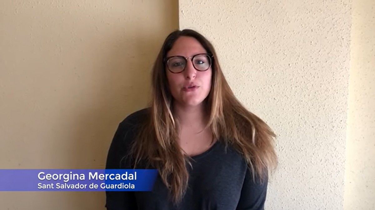 L'alcaldessa de Sant Salvador de Guardiola, Georgina Mercadal