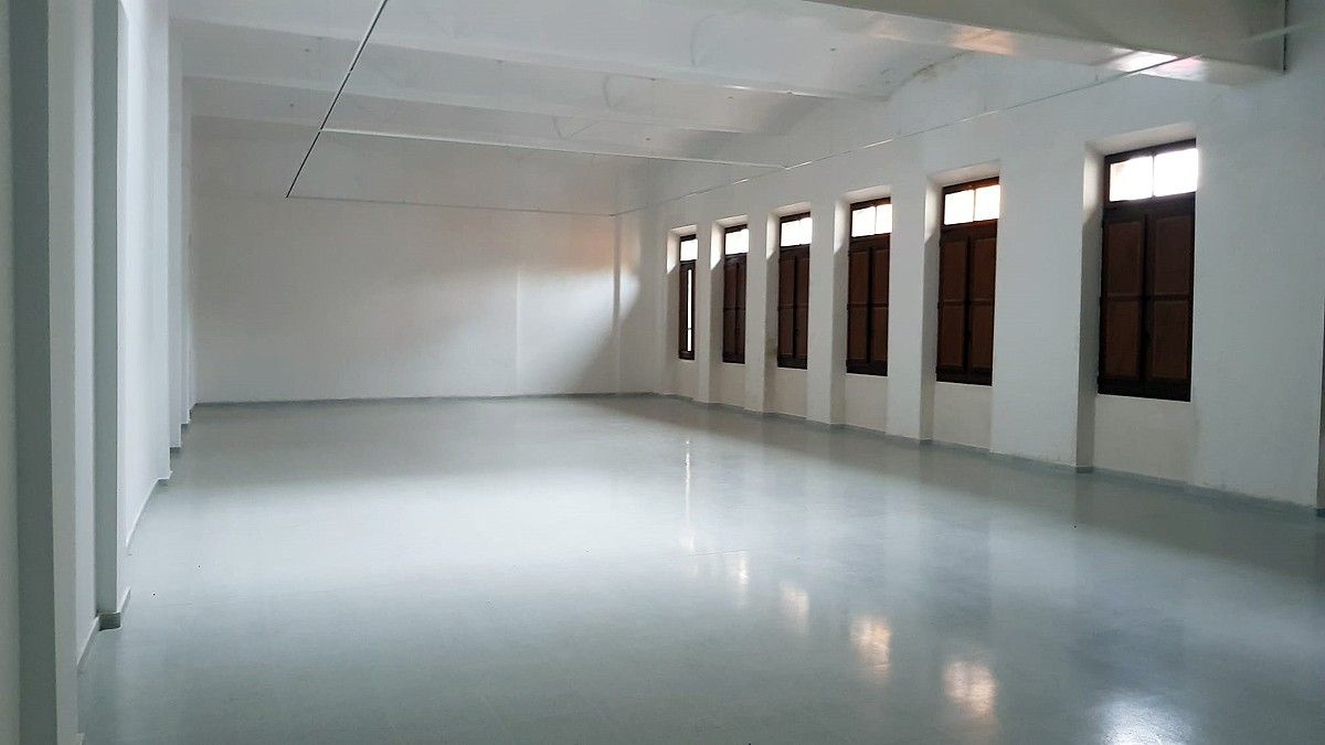 Un dels espais interiors del futur Museu del Barroc de Catalunya