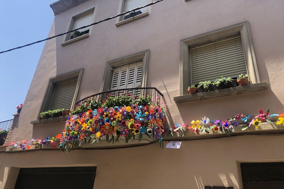 Premi Flor d'Or pel balcó del carrer Convent, número 8