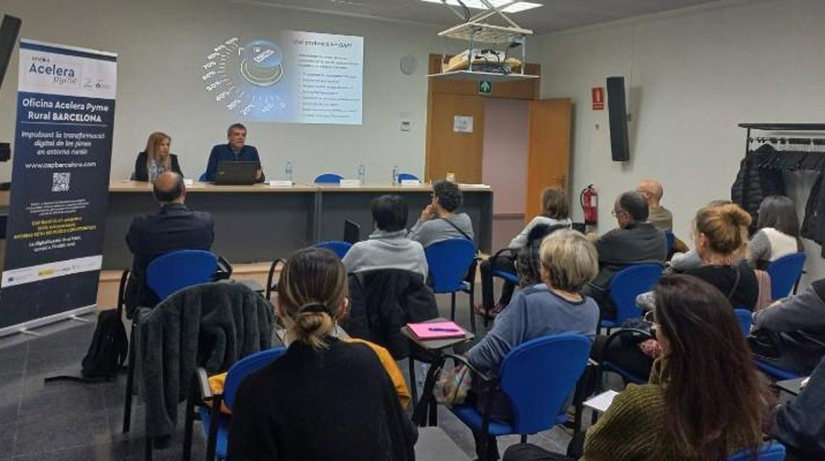 Imatge d'arxiu de la presentació de l'Oficina Acelera Pyme Rural del Bages