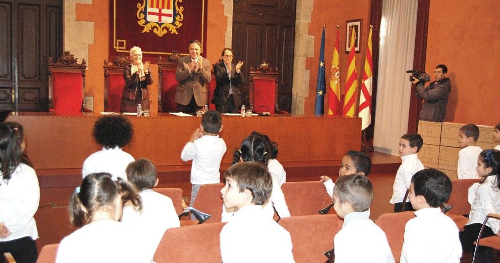 Acte per al Dret dels Infants a l'Ajuntament de Manresa.