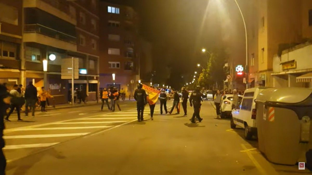 Espanyolistes provoquen la Marxa per la Llibertat
