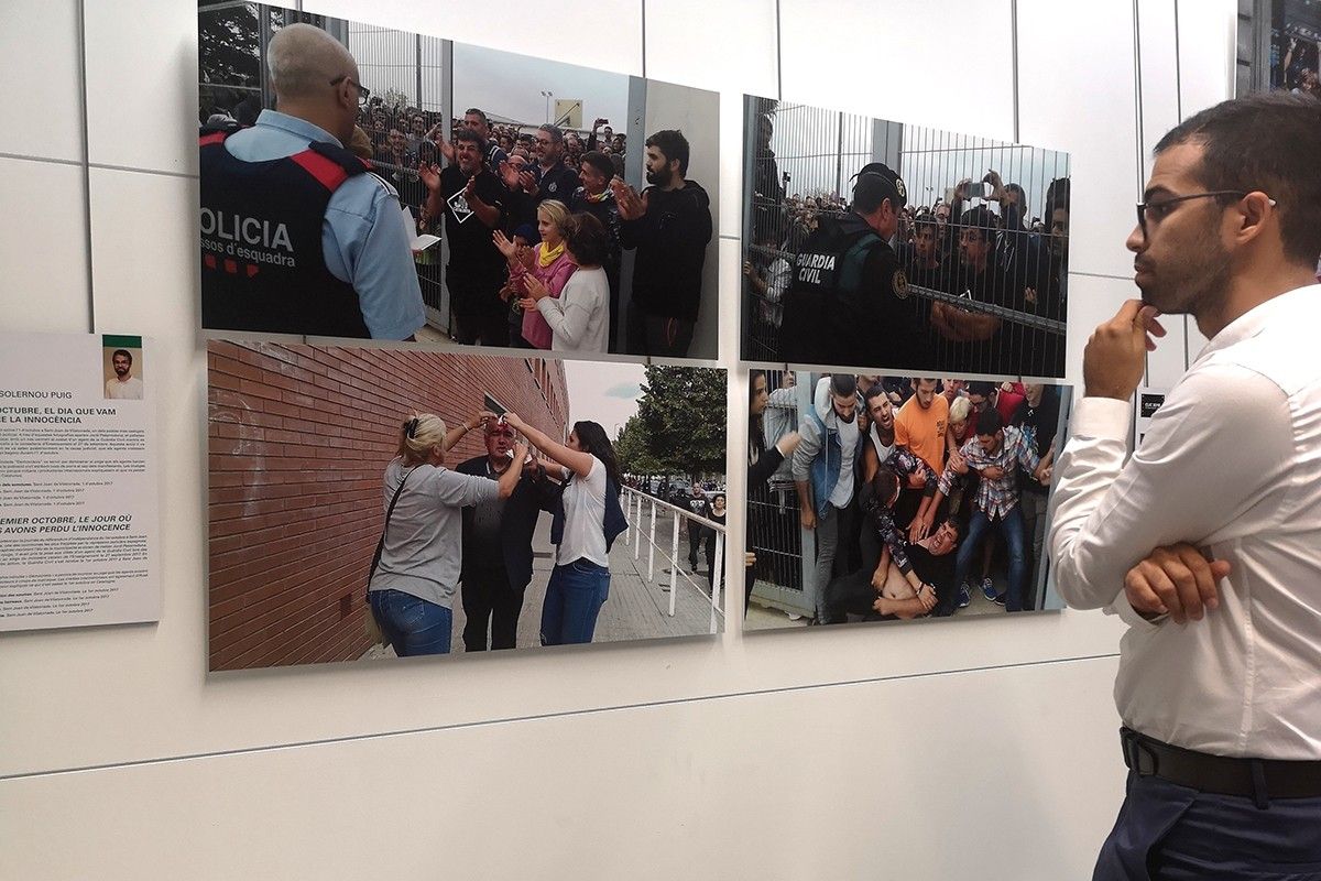 Solernou portarà a Artés les fotografies de les càrregues policials a Sant Joan