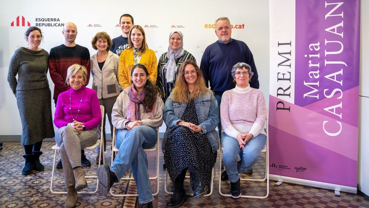 Les premiades amb membres d'ERC i Jovent Republicà