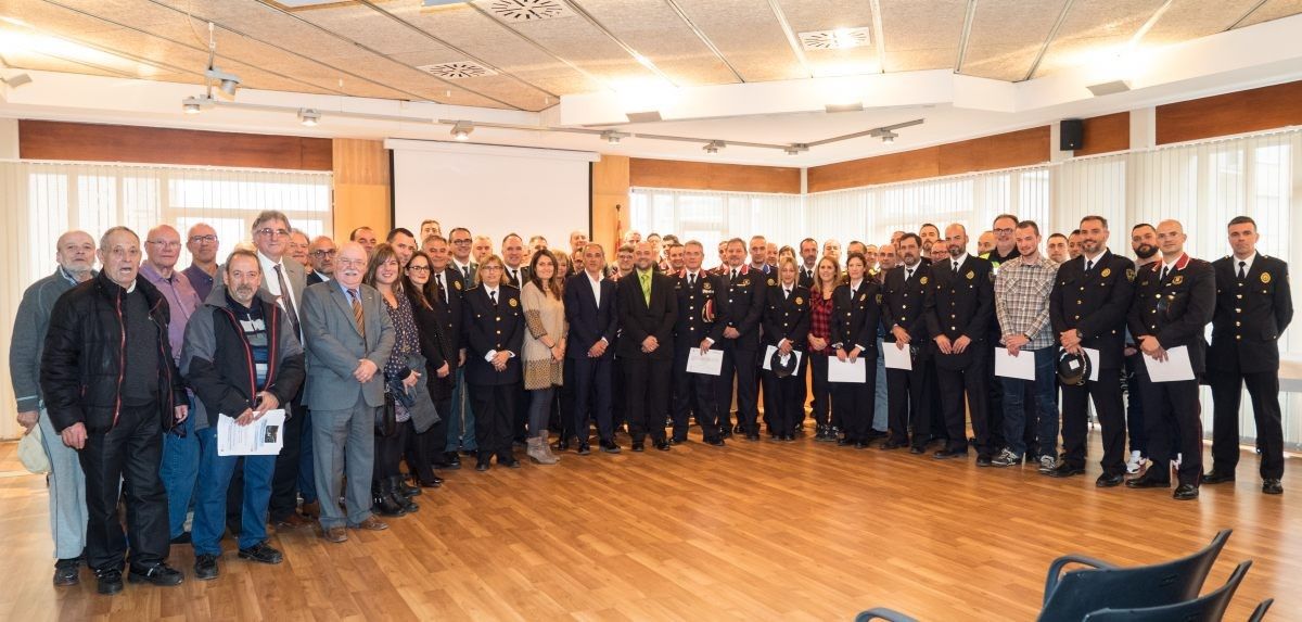 La commemoració de la Patrona de la Policia Local de Sant Joan va gaudir d'una nombrosa assistència