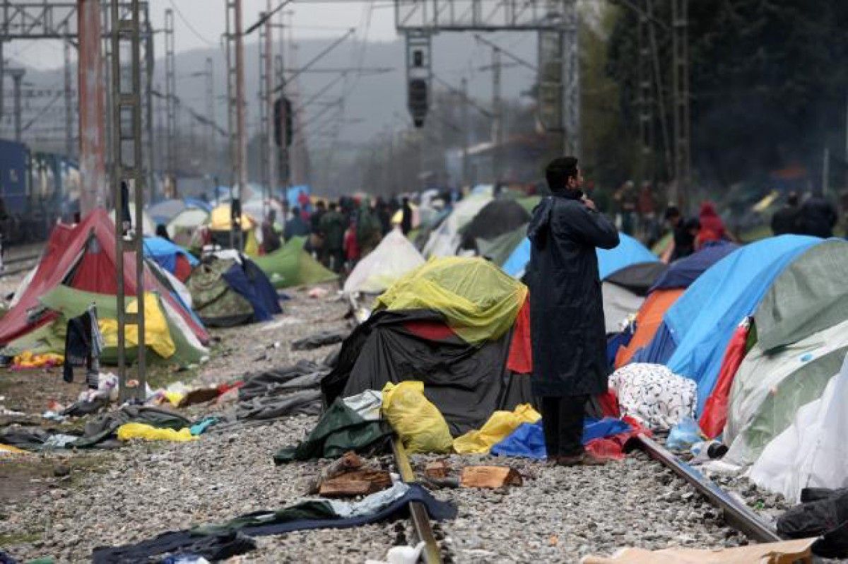 Un camp de refugiats a Grècia