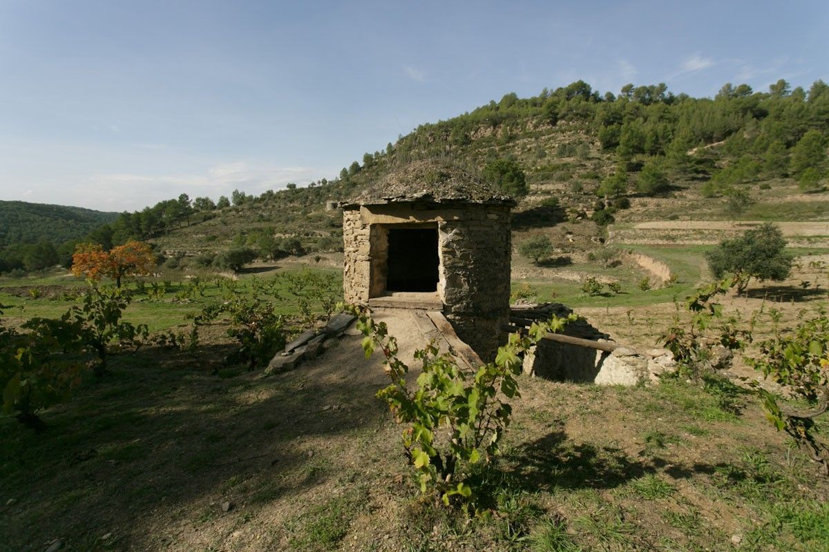 La tina de pedra seca a la Vinya Arboset