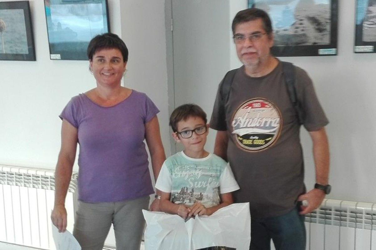 Oriol Najar amb els seus projenitors
