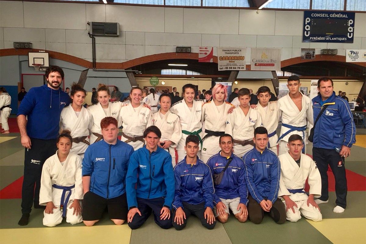 Judokes del Bages i el Moianès a Pau