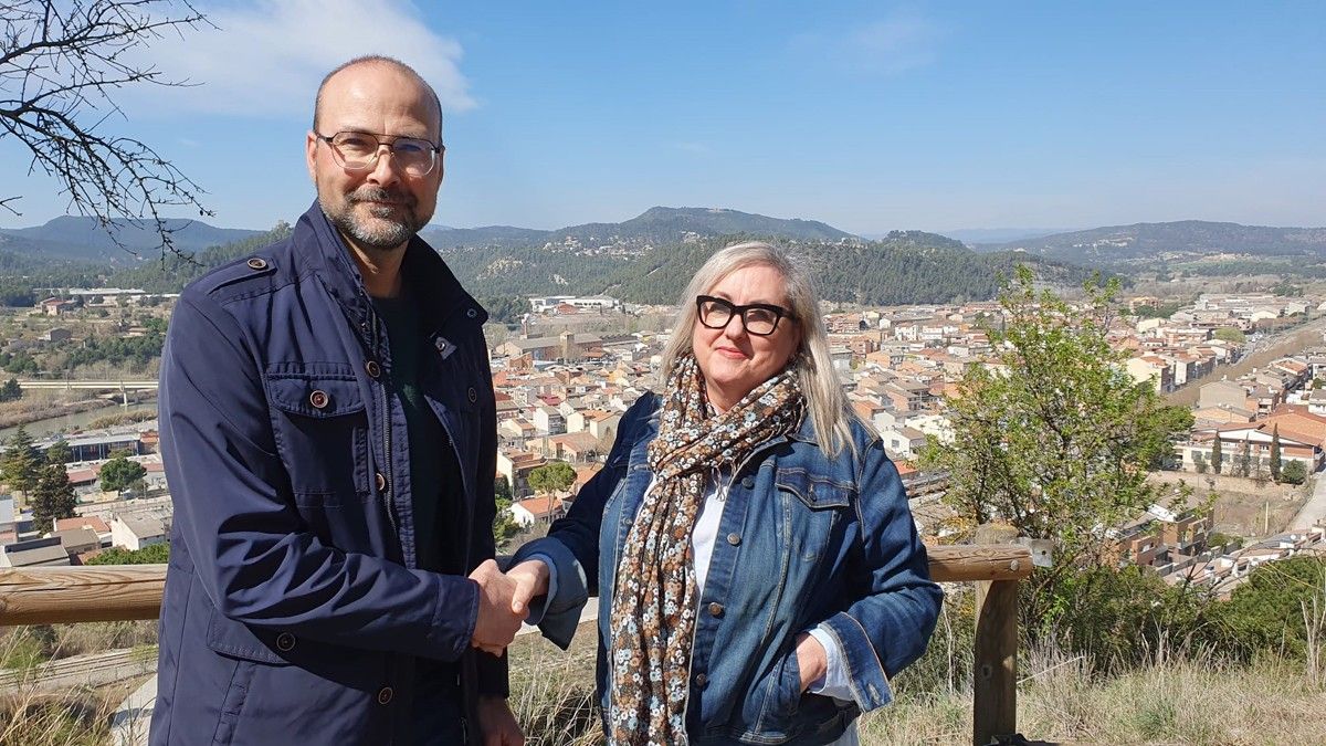 Òscar Munuera i Rosa Maria Ruisanchez, números 2 i 1 de Sant Vicenç En Comú Podem