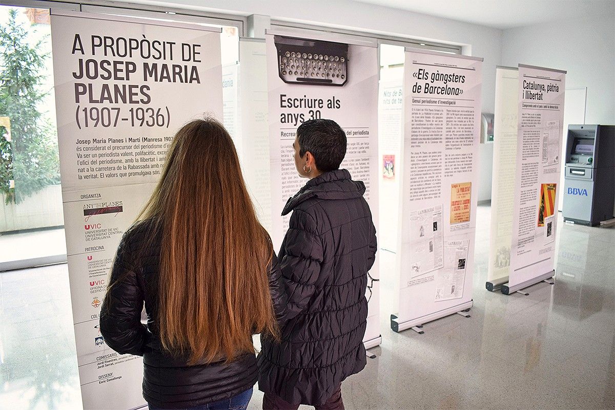 L'exposició sobre Josep Maria Planes es pot visitar a la FUB