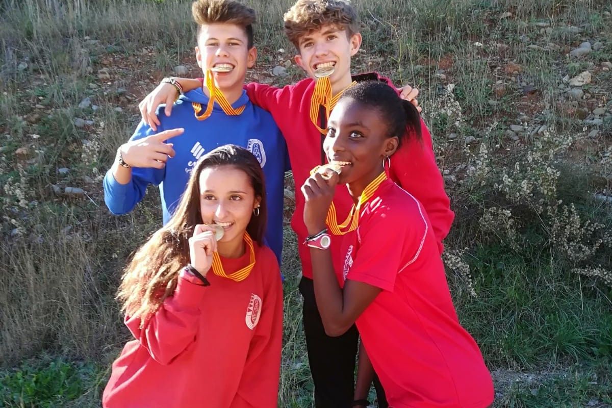 El jove quartet manresà amb la medalla d'or