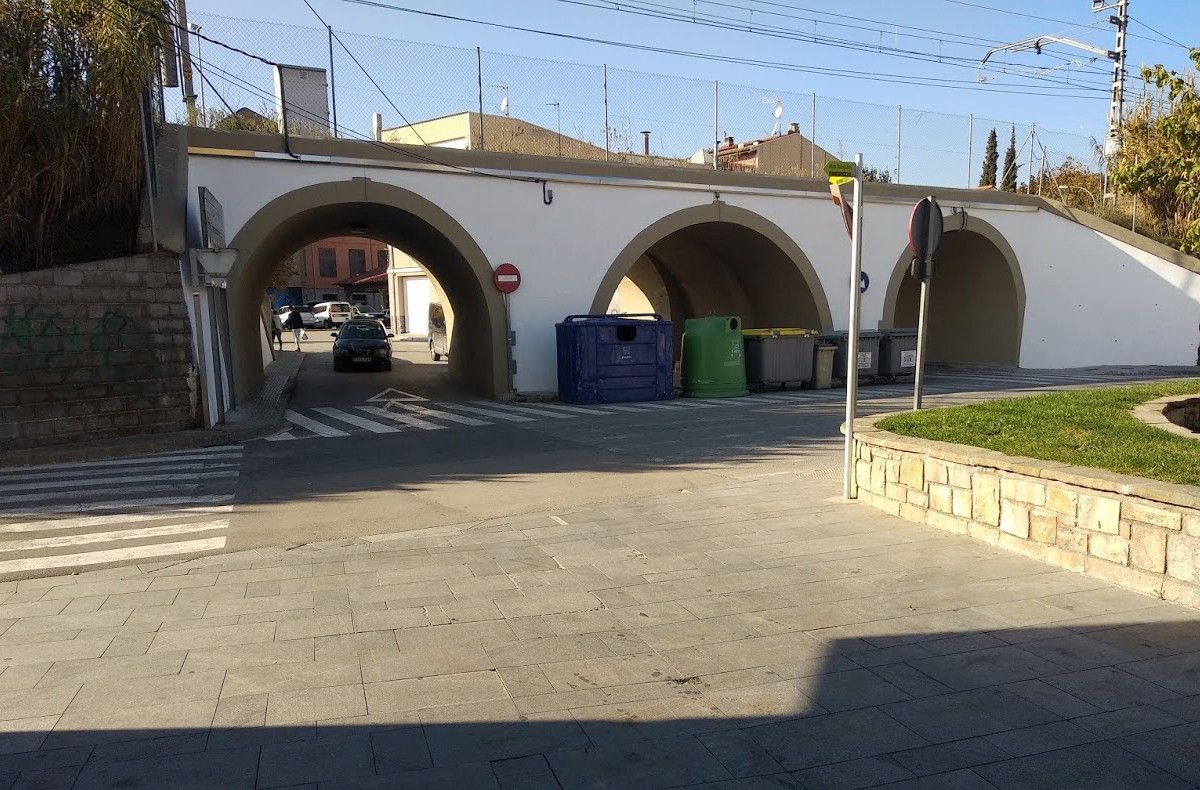 Pont sota els FGC a Sant Vicenç