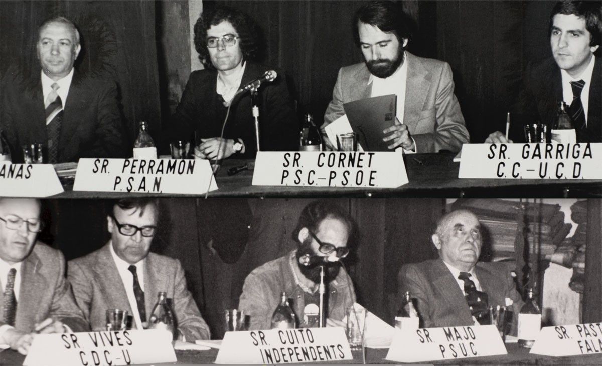 Els vuit candidats a les eleccions municipals de Manresa del 1979