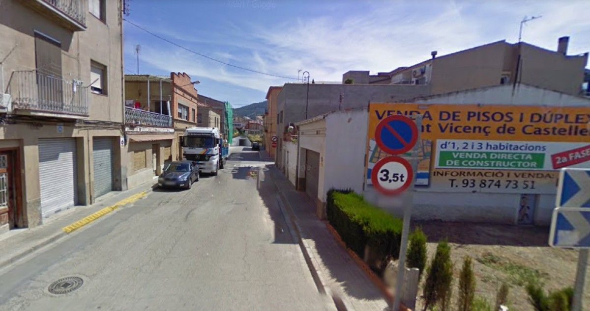 Carrer Llansó de Sant Vicenç de Castellet