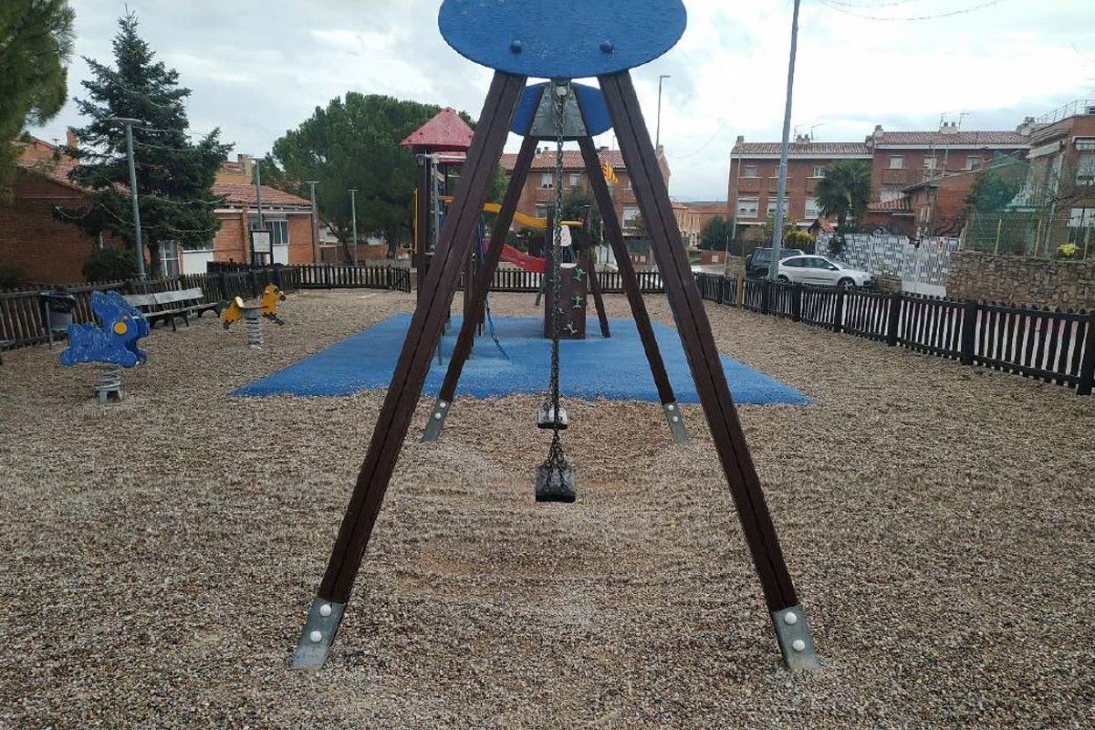 Parc infantil de la Rosaleda que serà millorat
