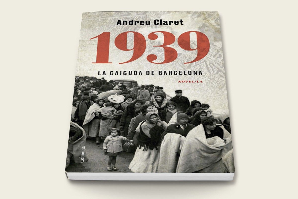 Portada de la novel·la «1939. La caiguda de Barcelona»