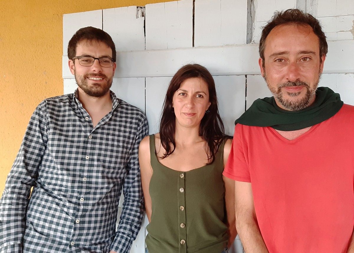 Albert Pijuan, Lucia Pietrelli i Adrià Pujol