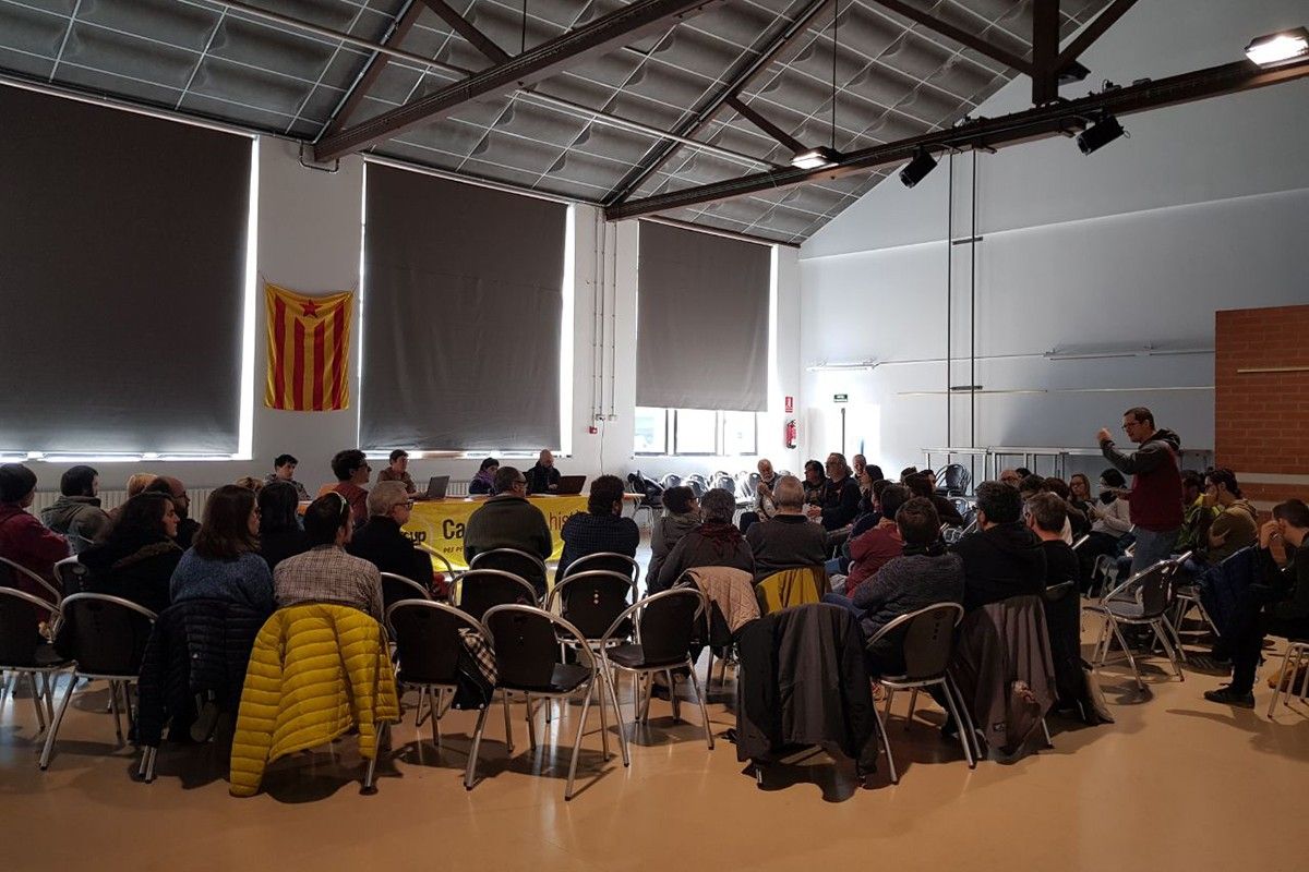 Reunió del consell polític + GAP de la CUP a Cal Sitjes d'Artés