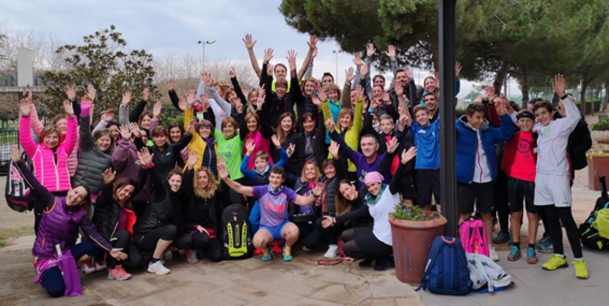 Participants als actes per la Marató al CT Manresa