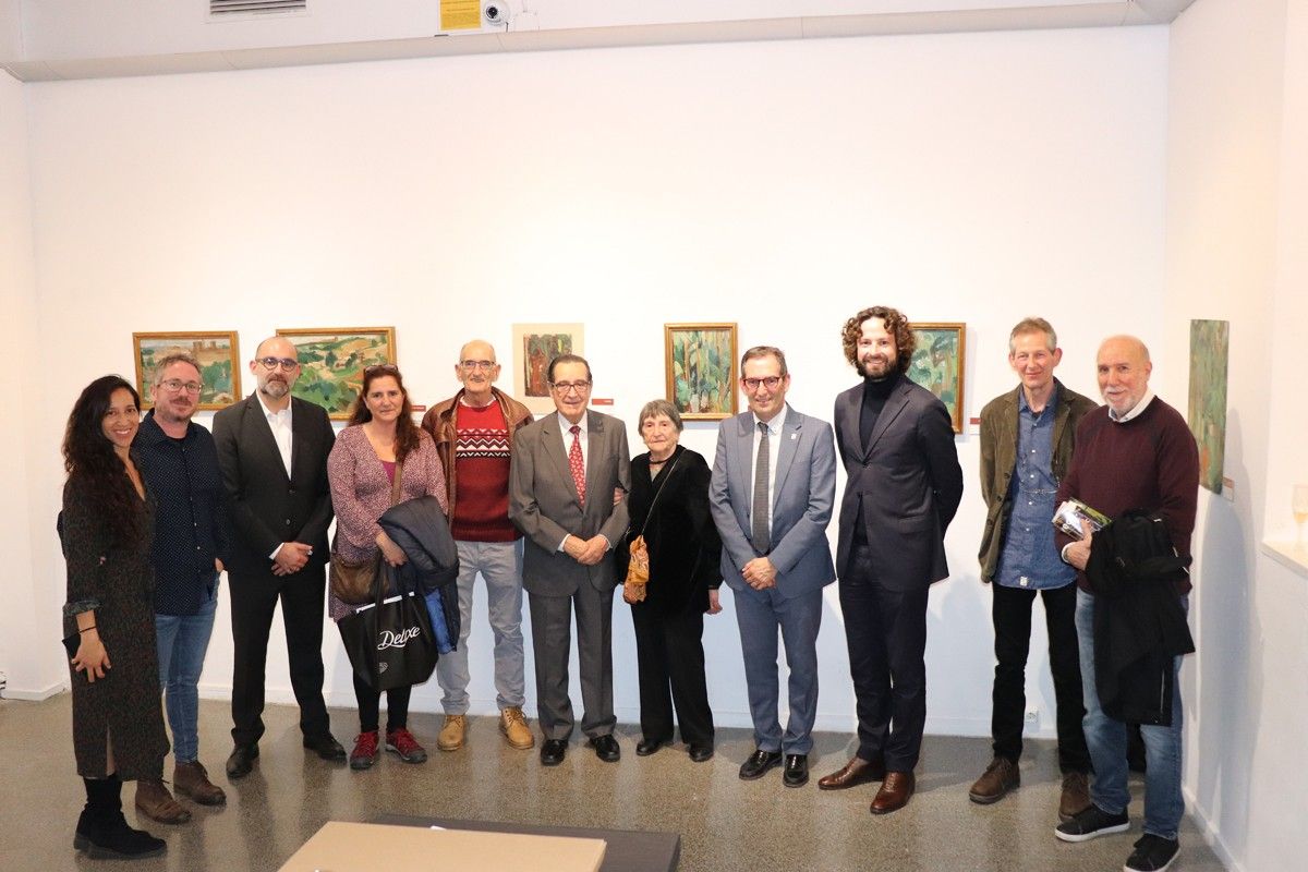 Inauguració de l'exposició d'Alfred Figueras a l'Institut Francès de Barcelona