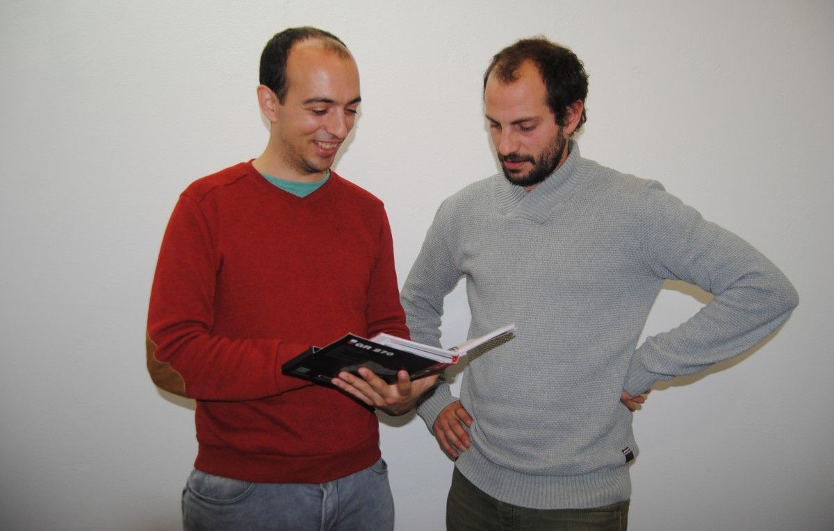 Pol Huguet i Ferran Pujol, autors de la guia