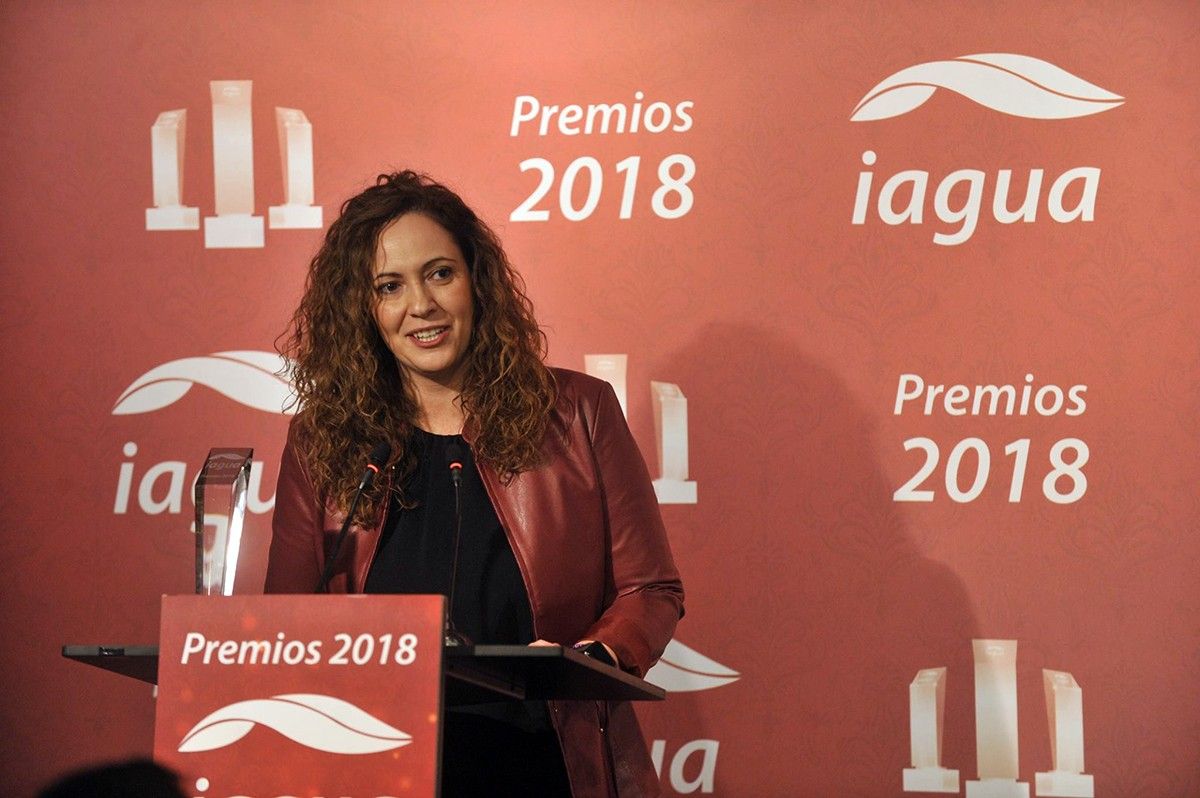 Lídia Piqué, Directora General de TecnoConverting, amb el IAgua