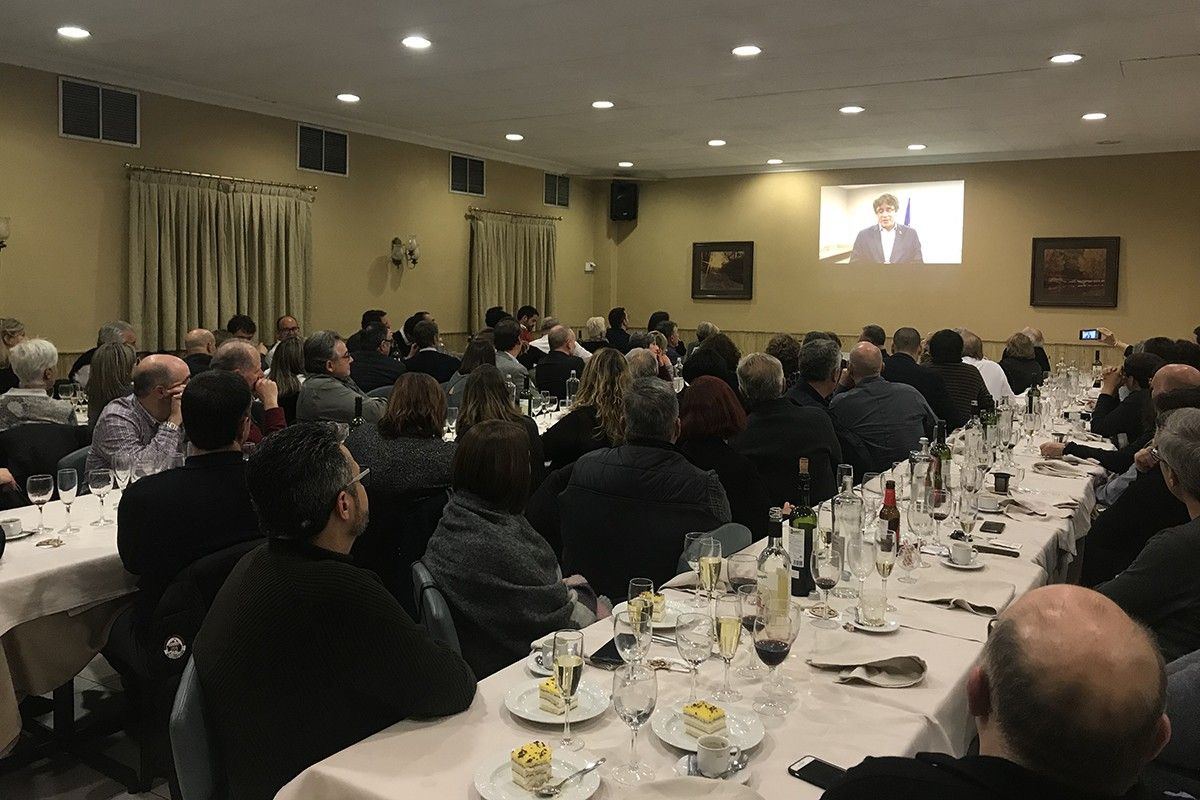 El sopar del PDECat es va celebrar a Can Ferrer de Sant Fruitós