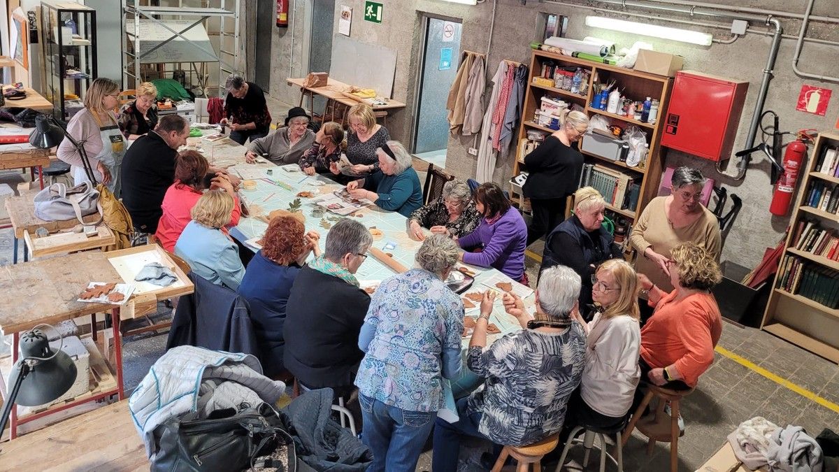 Taller de ceràmica de l'Escola de Salut de Santpedor