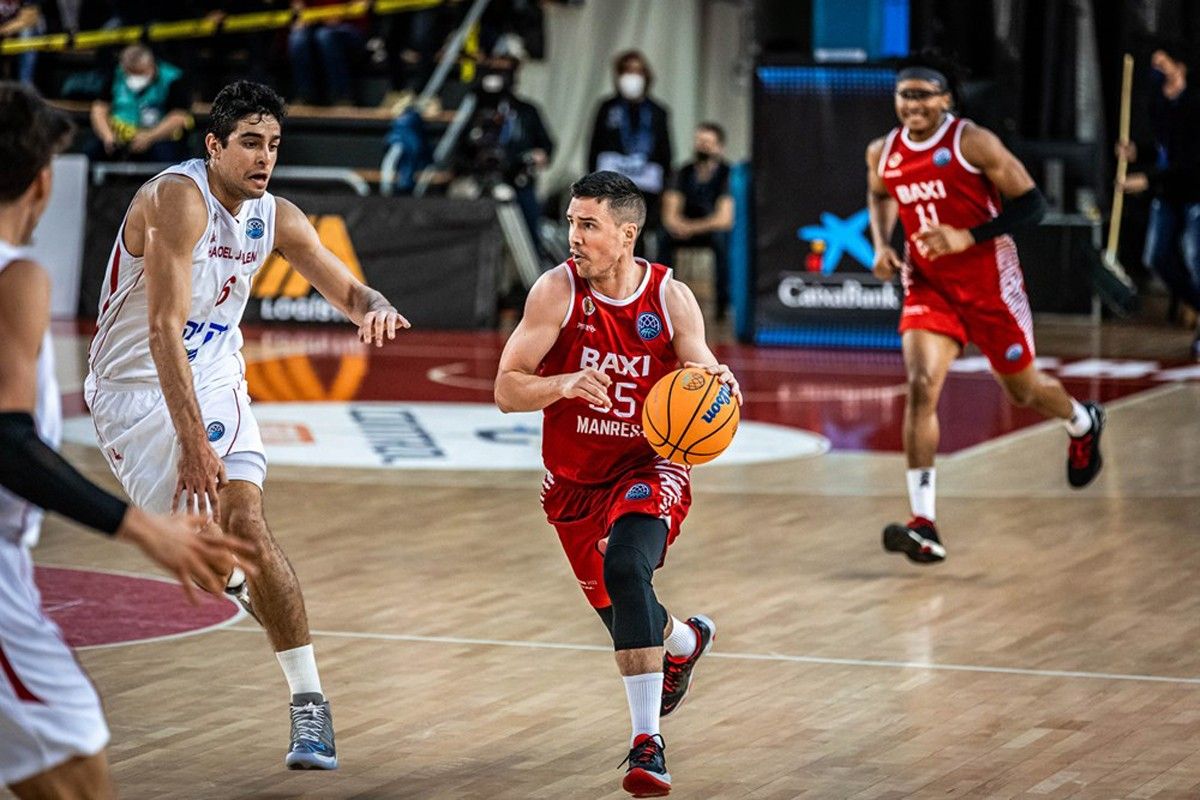 El BAXI Manresa començarà la segona fase de la Basketball Champions League contra el Treviso italià