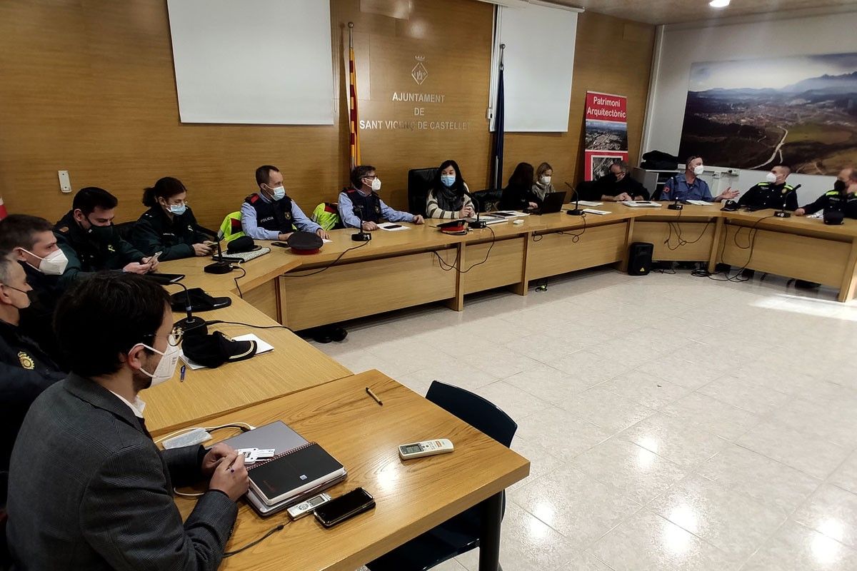 La Junta Local de Seguretat de Sant Vicenç de Castellet