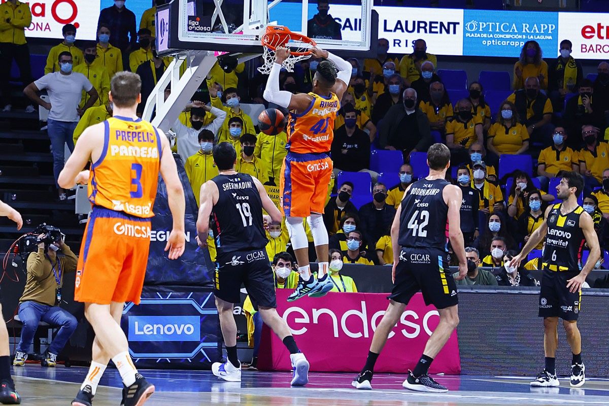 El València Basket s'ha imposat al Lenovo Tenerife