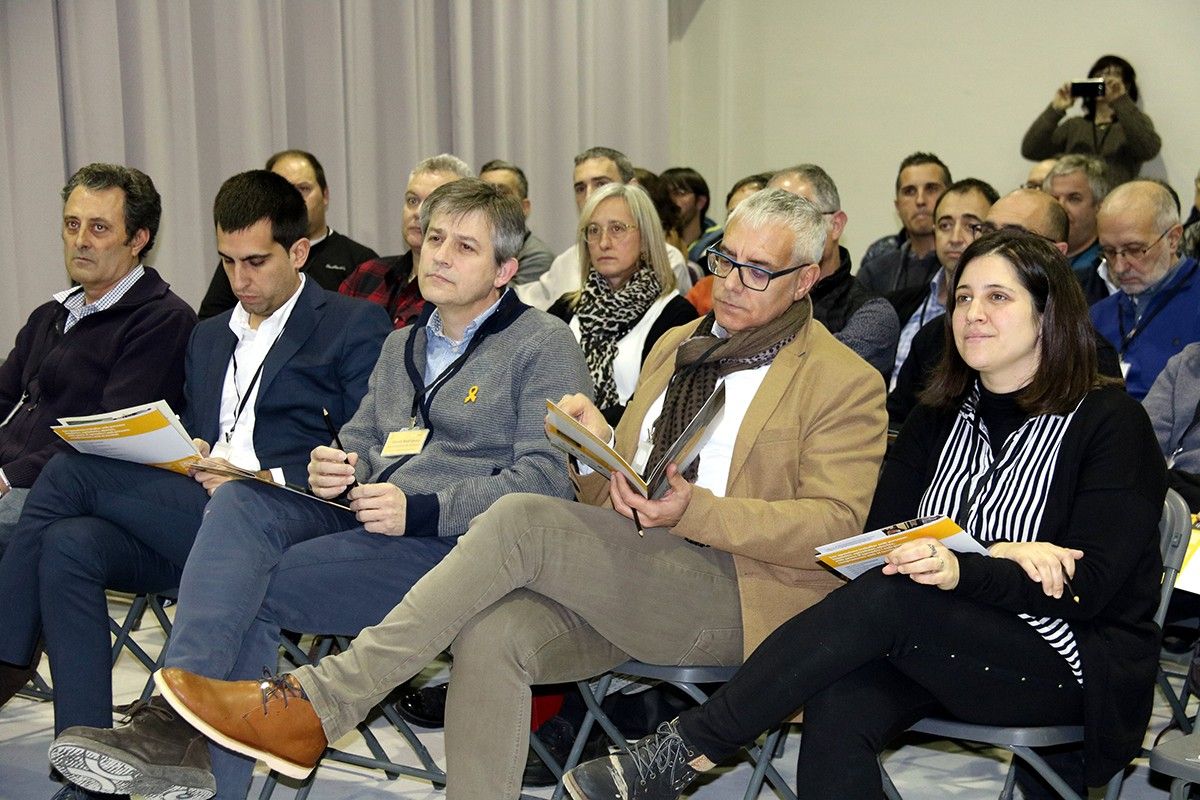Els alcaldes de Cardona, Solsona i la presidenta del Consell Comarcal del Solsonès durant la presentació
