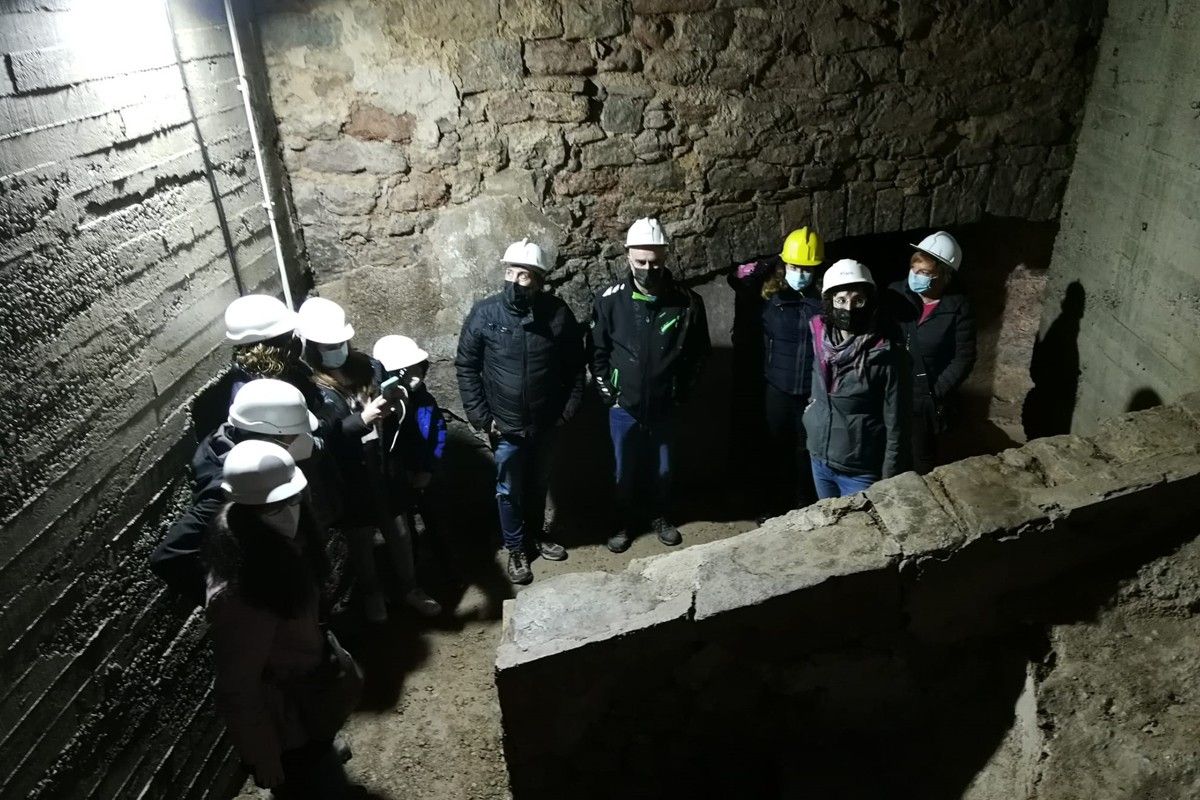 Imatge d'arxiu de la visita a la Font de les Escales de Santpedor