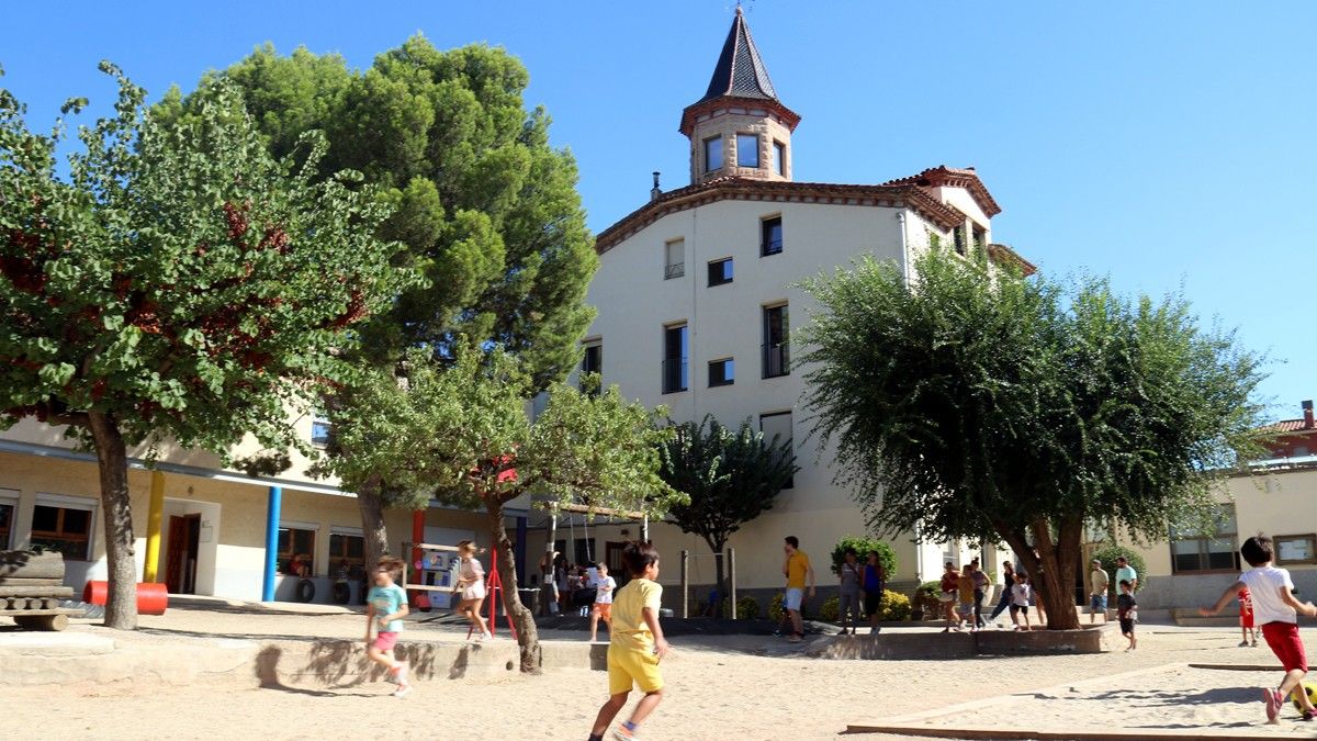 Pati de l'escola L'Espill de Manresa