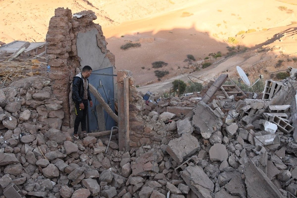 Enderrocs després del terratrèmol al Marroc aquest dilluns