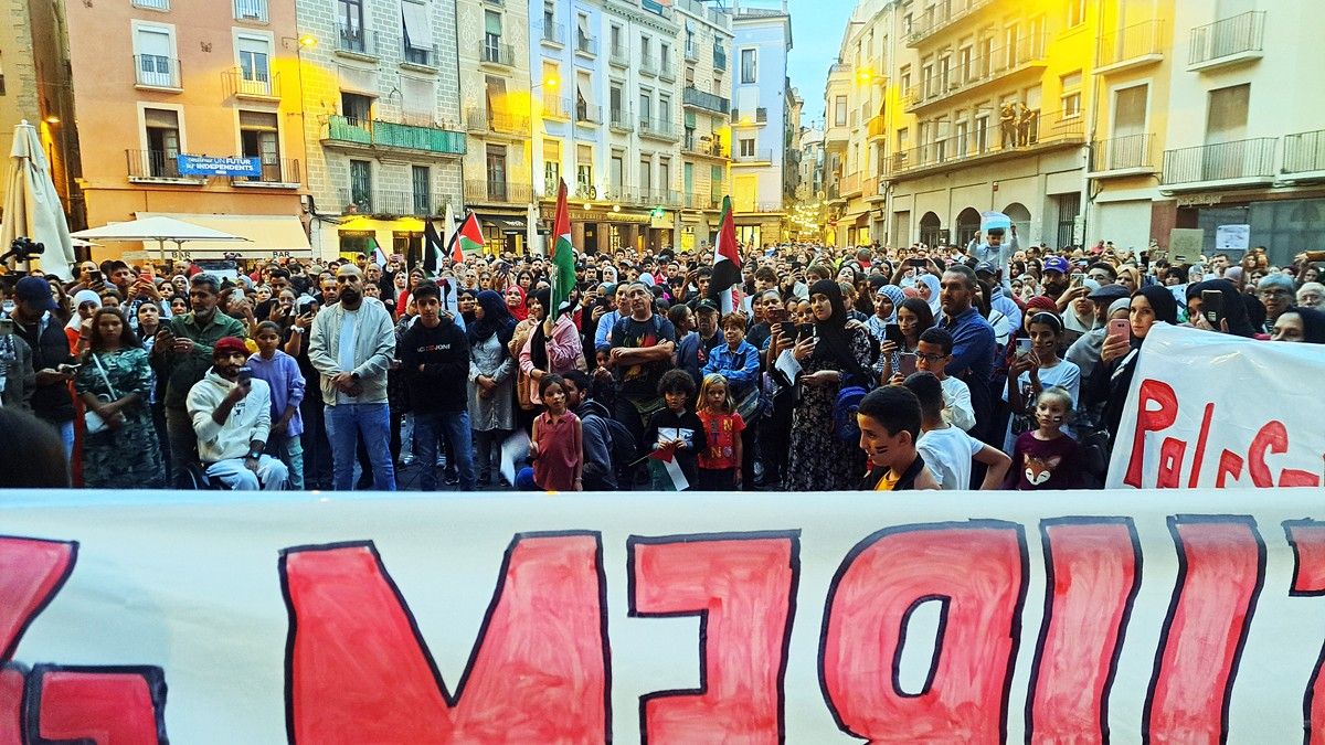 Concentració en suport a Palestina, aquest dimarts a Manresa