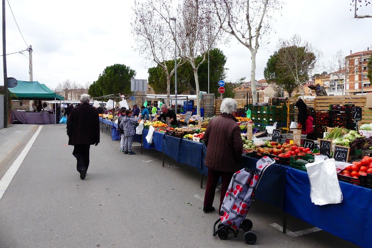 El mercat setmanal tornarà a Sant Joan però amb mesures restrictives