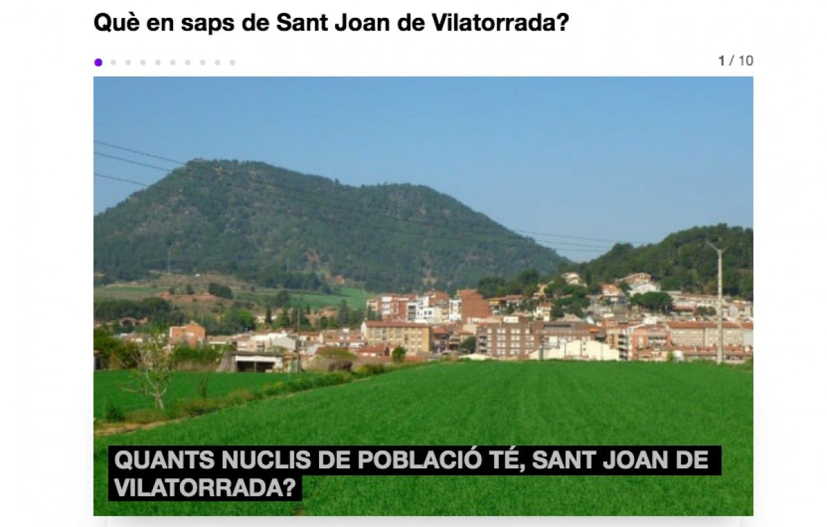 Què en saps de Sant Joan de  Vilatorrada?