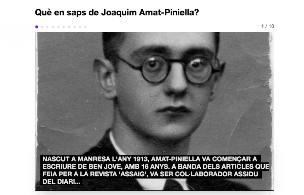 Què en saps de Joaquim Amat-Piniella?
