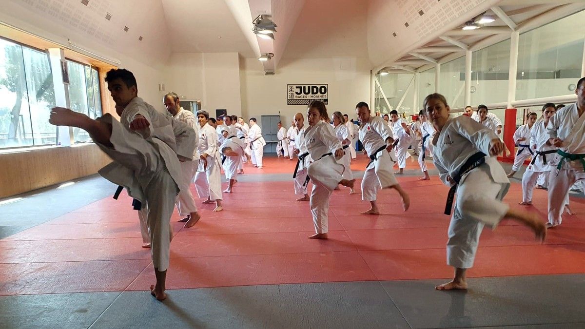 Seminari de karate al Complex Vell Congost de Manresa