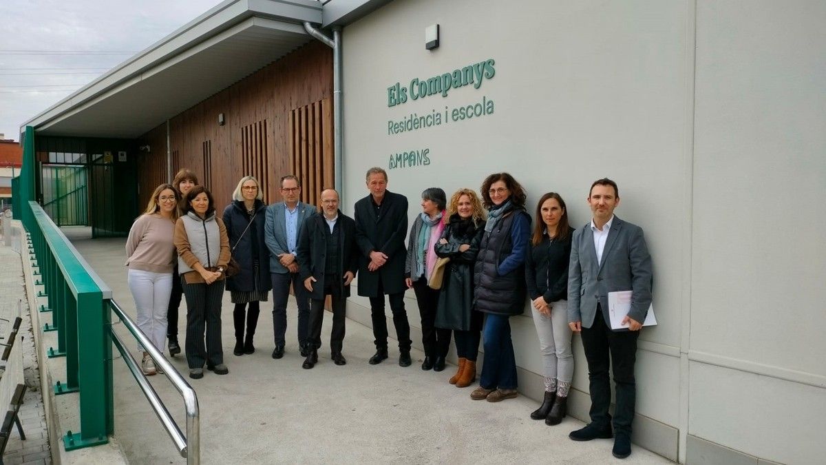 Visita del conseller Carles Campuzano a les instal·lacions d'Ampans