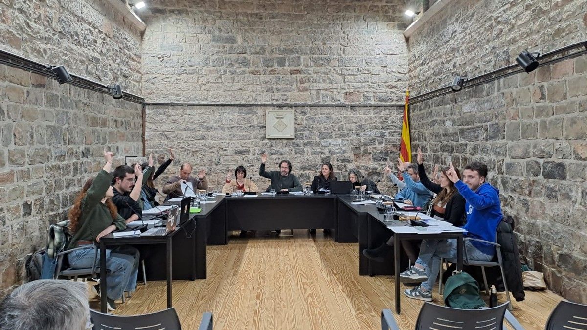El ple de Santpedor va aprovar per unanimitat el nom de Placeta del Born Ferran Gallart Salas