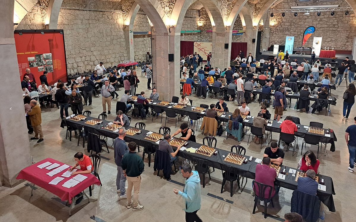 Jornada final de la Divisió d'Honor de la Lliga Catalana d'Escacs al Museu de l'aigua i el Tèxtil de Manresa