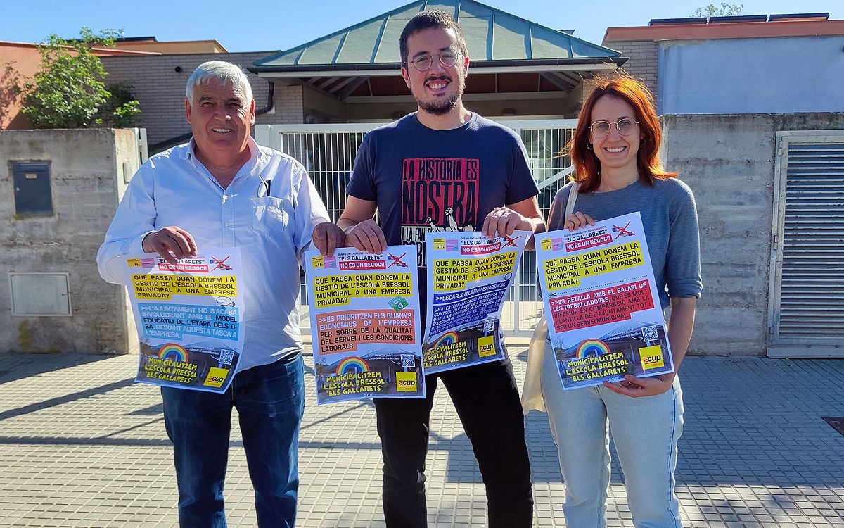 La CUP Santpedor inicia una campanya per a la gestió directa d'Els Gallarets