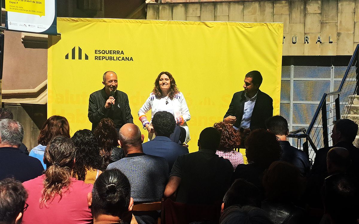 Marc Aloy, Laura Vilagrà i Ferran Estruch han fet els parlaments