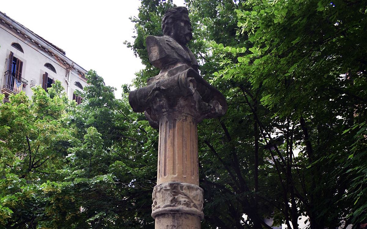 Bust del monument a Josep Anselm Clavé de Manresa