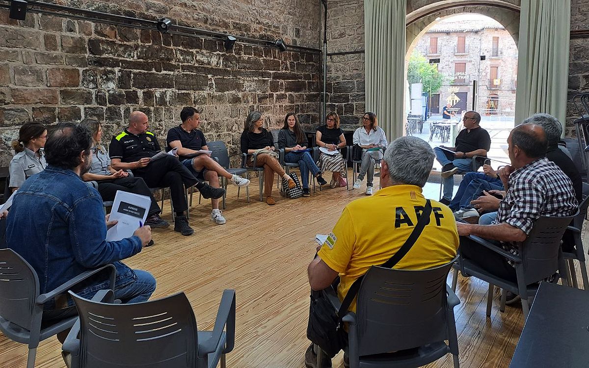 Reunió dels plans municipals de protecció civil a Santpedor