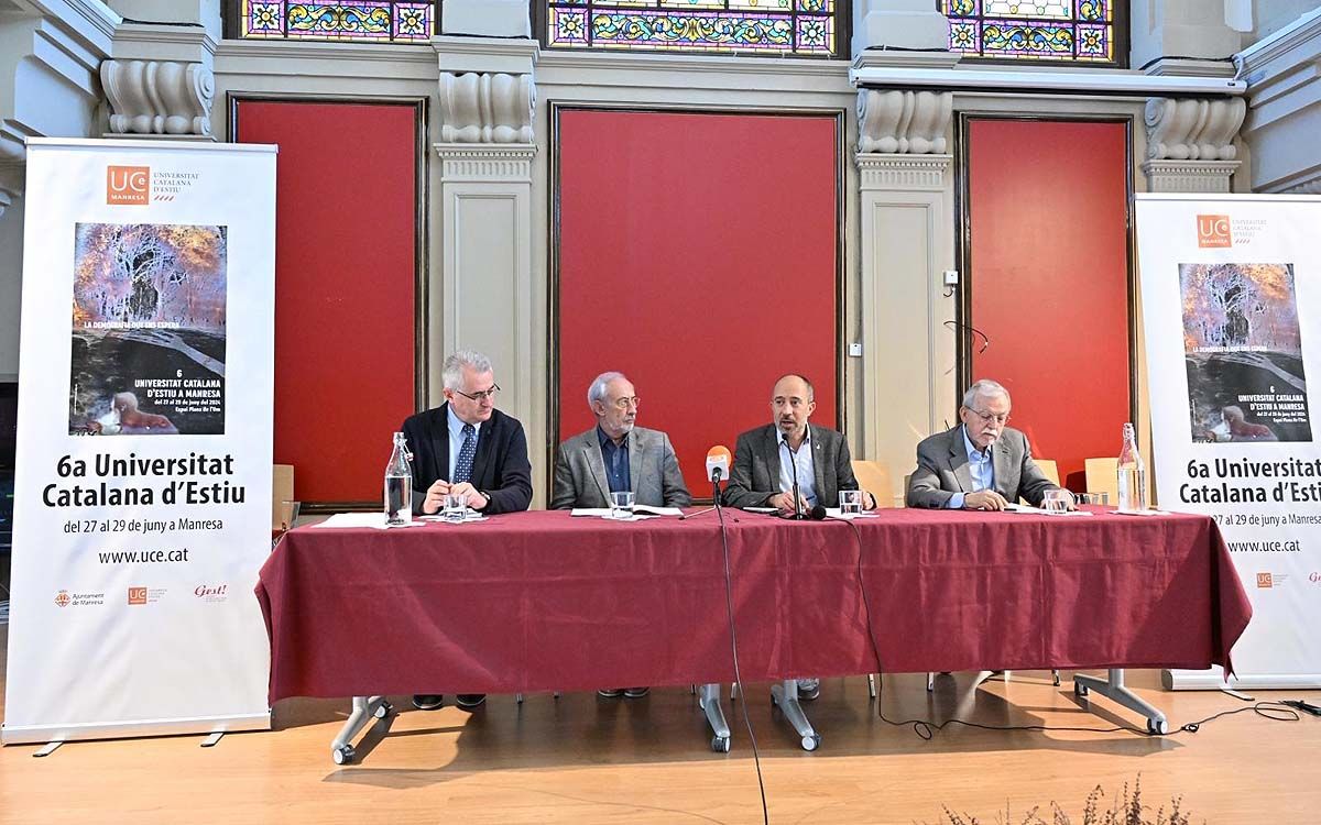 Presentació de la 6a Universitat Catalana d'Estiu a Manresa